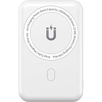 Внешний аккумулятор WiWU Snap Cube Magnetic Wireless Charger 10000mAh White (6973218947020)