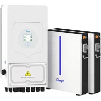 Система хранения энергии Deye SUN-8K-SG05 8kW + 2 АКБ RW-M6.1-B 12.2 kWh (51.2V/120Ah/6144Wh)