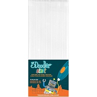 Набор стержней для 3D ручки 3Doodler Start 24 шт Белый (3DS-ECO01-WHITE-24) Набор стержней для 3D ручки 3Doodler Start 24 шт Белый (3DS-ECO01-WHITE-24)