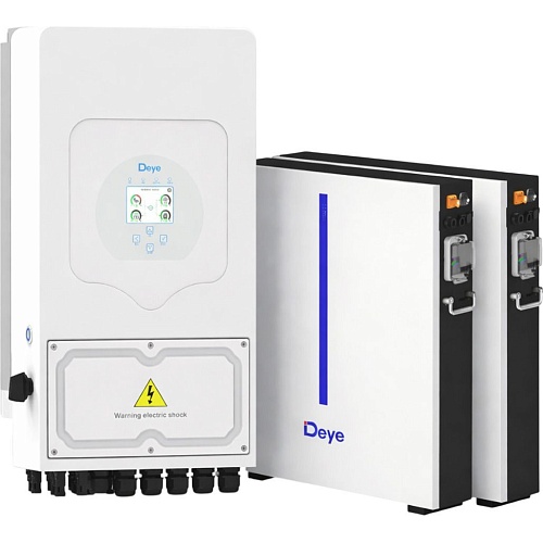 Система зберігання енергії Deye SUN-8K-SG05 8kW + 2 АКБ RW-M6.1-B 12.2 kWh (51.2V/120Ah/6144Wh) - придбати в Дніпрі, Україні: ціна, характеристики | інтернет-магазин TOUCH