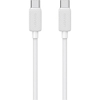 Кабель Usams US-SJ696 USB-C to USB-C 60W 2m White (SJ696USB02)