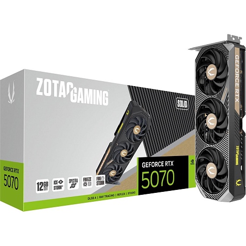 Видеокарта Zotac GAMING GeForce RTX 5070 Solid 12GB (ZT-B50700D-10P) EU 