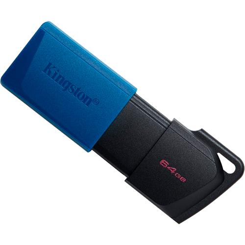 USB флеш-накопитель Kingston DataTraveler Exodia M 64GB USB-A 3.2 Gen 1 Black/Blue (DTXM/64GB)