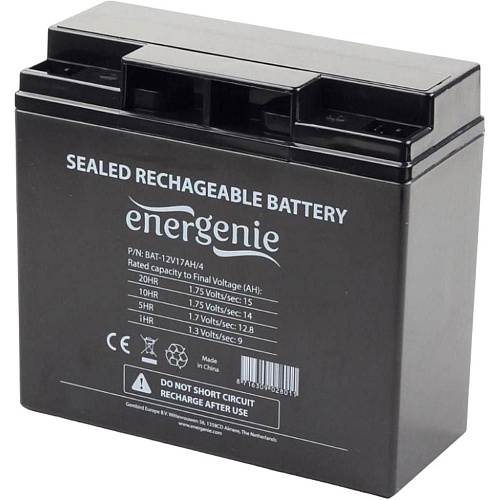 Аккумулятор EnerGenie AGM 12V (12V/17Ah/204Wh) (BAT-12V17AH/4)