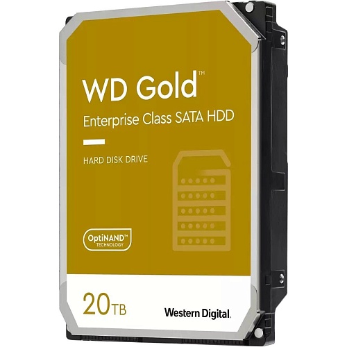Жесткий диск 3.5" WD Gold Enterprise Class 20ТВ SATA 512MB (WD202KRYZ)