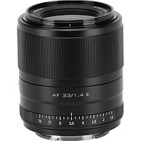 Объектив Viltrox AF 33mm f/1.4 E для Sony E Объектив Viltrox AF 33mm f/1.4 E для Sony E