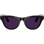 Смарт-очки Ray-Ban Meta Skyler Gen 2 Standard Shiny Black Frame/Clear to Amethyst Transitions Lenses (RW4014 601/CH 52-20)