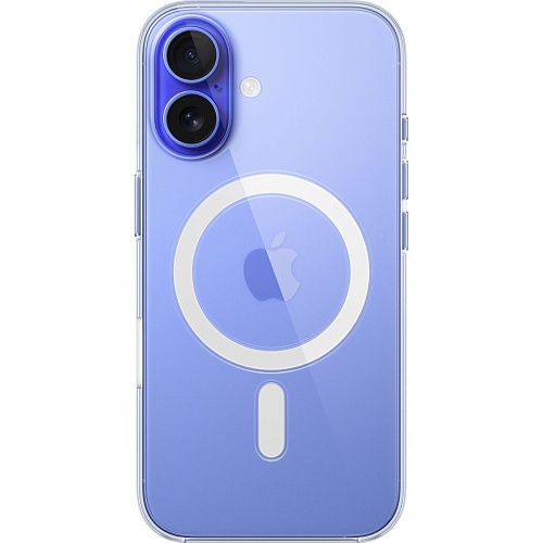 Чехол iLera with MagSafe для Apple iPhone 16 Transparent 