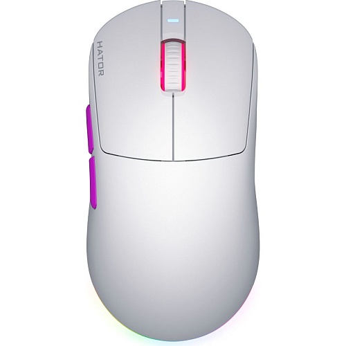 Мышь Hator Quasar 3 Ultra 8K Wireless White/Violet (HTM771)