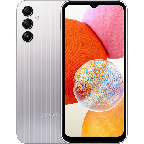 Смартфон Samsung Galaxy A14 4/64GB Silver (SM-A145FZSUSEK)