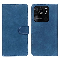 Чехол-книжка Classy Leather Case для Xiaomi Redmi 10C (Dark Blue)