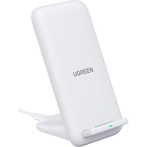 Беспроводное зарядное устройство Ugreen Wireless Charger Stand 15W (CD221/80576) White