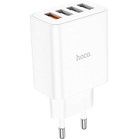 Мережевий зарядний пристрій Hoco C102A Fuerza QC3.0 White (777713) - придбати в Дніпрі, Україні: ціна, характеристики | інтернет-магазин TOUCH