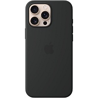 Чехол Silicone Case with MagSafe для Apple iPhone 16 Pro Max Black AAA Чехол Silicone Case with MagSafe для Apple iPhone 16 Pro Max Black AAA