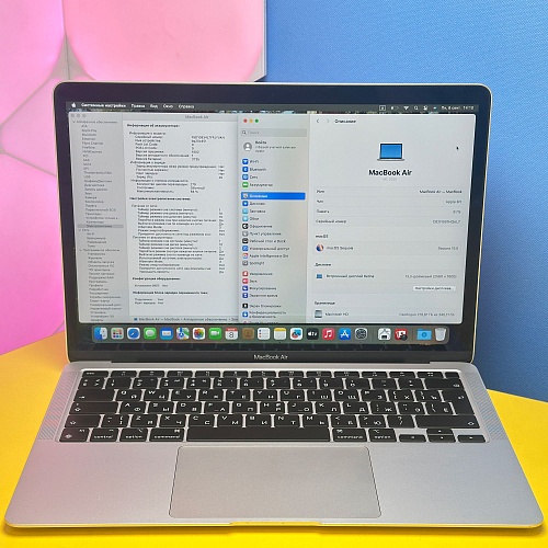 Ноутбук Apple MacBook Air 13" M1 Retina Silver 2020 MGN93 (Q6L7) Б/У