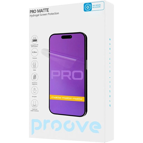 Гідрогелева захисна плівка Proove Hydrogel Screen Protective PRO Size S Matte (GGPR21801150) - придбати в Дніпрі, Україні: ціна, характеристика | інтернет-магазин TOUCH