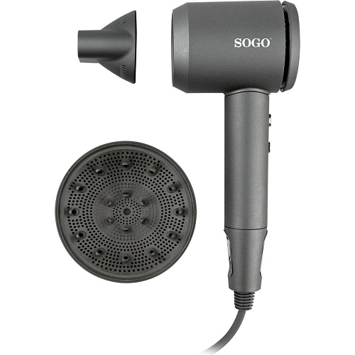 Фен Sogo SS-3235 Grey - придбати в Дніпрі, Україні: ціна, характеристики | інтернет-магазин TOUCH