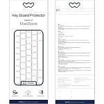 Защитная накладка на клавиатуру WiWU MacBook Air 13" 2022-2024 /Air 15" 2023-2024 / Pro 14" 2021-2024 / Pro 16" 2021-2024