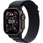 Смарт-годинник Apple Watch Ultra 3 49mm Black Titanium Case with Black Alpine Loop Medium (MF0V4)