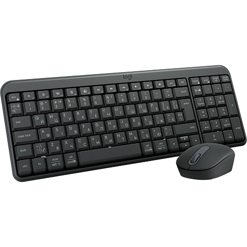 Комплект (клавіатура + миша) Logitech MK250 Bluetooth/Wireles UA Graphite (920-013823) - придбати в Дніпрі, Україні: ціна, характеристики | інтернет-магазин TOUCH