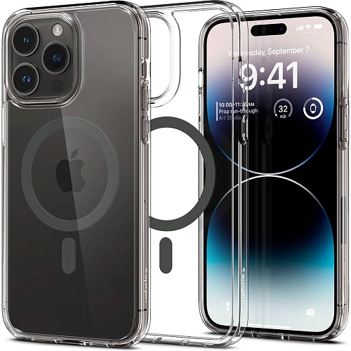 Чохол Spigen Ultra Hybrid MagFit для iPhone 14 Pro Graphite (ACS04970) - придбати в Дніпрі, Україні: ціна, характеристики | інтернет-магазин TOUCH