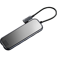 USB-хаб Baseus Mirror Series Multifunctional Hub Deep Gray (CAHUB-DZ0G) USB-хаб Baseus Mirror Series Multifunctional Hub Deep Gray (CAHUB-DZ0G)