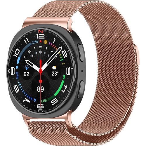 Ремешок ArmorStandart Milanese Magnetic для Samsung Galaxy Watch 8/8 Classic 20x113 mm Rose Gold (ARM87360)