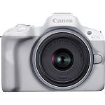 Беззеркальный фотоаппарат Canon EOS R50 Kit RF-S 18-45mm IS STM White (5812C030) UA