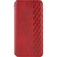 Чехол-книжка Getman Cubic Cover Case для Redmi 13 4G / Poco M6 4G Red Чехол-книжка Getman Cubic Cover Case для Redmi 13 4G / Poco M6 4G Red