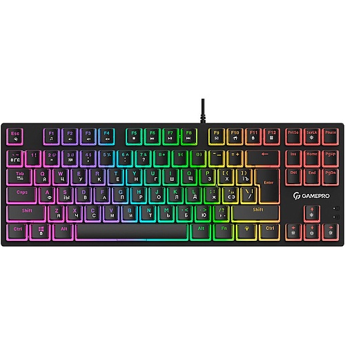 Клавиатура GamePro MK80R Red Switch RGB USB Black