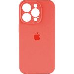 Чехол Silicone Case Camera Protect для Apple iPhone 16 Pro Peach AA