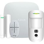 Комплект охранной сигнализации Ajax StarterKit Cam Plus (White)