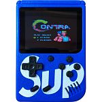 Ретро ігрова приставка SUP Game Box Dendy 400 in 1 AV Blue