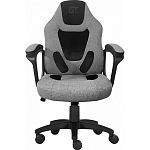 Геймерское детское кресло GT Racer X-1414 Fabric Gray/Black Suede