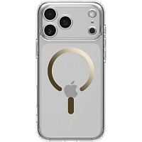 Чехол Spigen Ultra Hybrid Crystal Clear with MagSafe для Apple iPhone 17 Pro Max Gold (ACS10037) Чехол Spigen Ultra Hybrid Crystal Clear with MagSafe для Apple iPhone 17 Pro Max Gold (ACS10037)