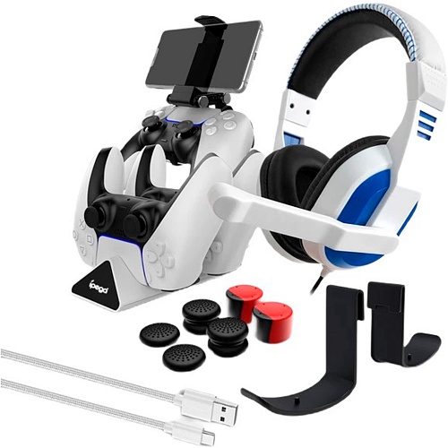 Набір аксесуарів для консолей iPega PG-5027 Essential Kit для PS5 - придбати в Дніпрі, Україні: ціна, характеристики | інтернет-магазин TOUCH
