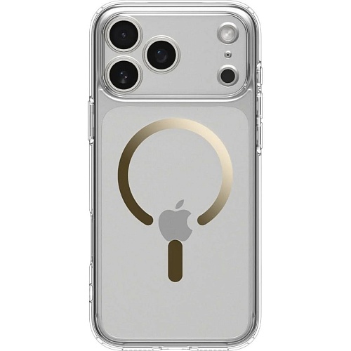 Чехол Spigen Ultra Hybrid Crystal Clear with MagSafe для Apple iPhone 17 Pro Max Gold (ACS10037)