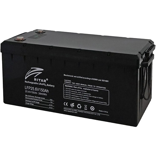 Акумулятор Ritar LiFePO4 24V (25.6V/150Ah/3840Wh) (LFP25.6V150Ah G2) - придбати в Дніпрі, Україні: ціна, характеристики | інтернет-магазин TOUCH Акумулятор Ritar LiFePO4 24V (25.6V/150Ah/3840Wh) (LFP25.6V150Ah G2) - придбати в Дніпрі, Україні: ціна, характеристики | інтернет-магазин TOUCH