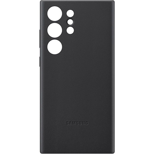 Чехол Samsung Leather Case для Samsung Galaxy S23 Ultra Black (EF-VS918LBEGRU)