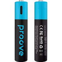 Аккумуляторные батарейки Proove USB-C Compact Energy 750mAh AAA 2шт Black (RBCE75010008) Аккумуляторные батарейки Proove USB-C Compact Energy 750mAh AAA 2шт Black (RBCE75010008)