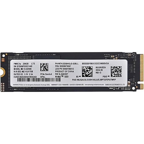 SSD накопитель Samsung PM981a 256GB (MZVL8256HDJD-00BLL)