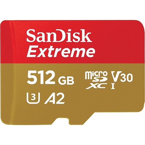 Карта пам'яті SanDisk microSDXC Extreme 512GB UHS-I U3 V30 A2 (SDSQXAV-512G-GN6MN) - придбати в Дніпрі, Україні: ціна, характеристики | інтернет-магазин TOUCH