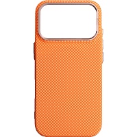 Чехол ArmorStandart LikeCarbon2 SE MagCase для Apple iPhone 17 Pro Kevlar Orange Rose Gold (ARM89168) Чехол ArmorStandart LikeCarbon2 SE MagCase для Apple iPhone 17 Pro Kevlar Orange Rose Gold (ARM89168)