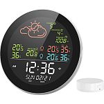 Термогигрометр Tuya WKD-TH09 WiFi Weather Clock With Sensor 