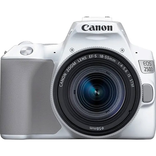 Зеркальный фотоаппарат Canon EOS 250D Kit 18-55mm f/4-5.6 IS STM White (3458C001)