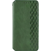 Чехол-книжка Getman Cubic Cover Case для Redmi 13 4G / Poco M6 4G Green