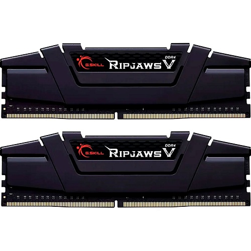 Модуль памяти DDR4 G.Skill Ripjaws V 2x16GB 3200 MHz Classic Black (F4-3200C16D-32GVK)