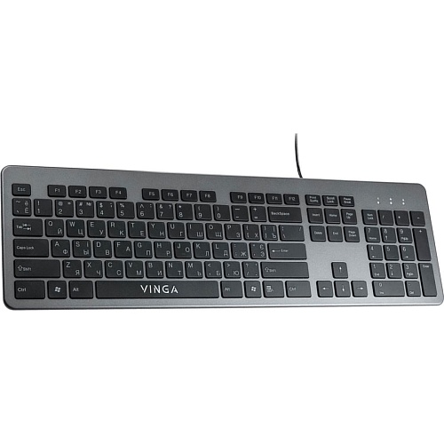 Клавіатура Vinga KB735 Black/Grey - придбати в Дніпрі, Україні: ціна, характеристики | інтернет-магазин TOUCH