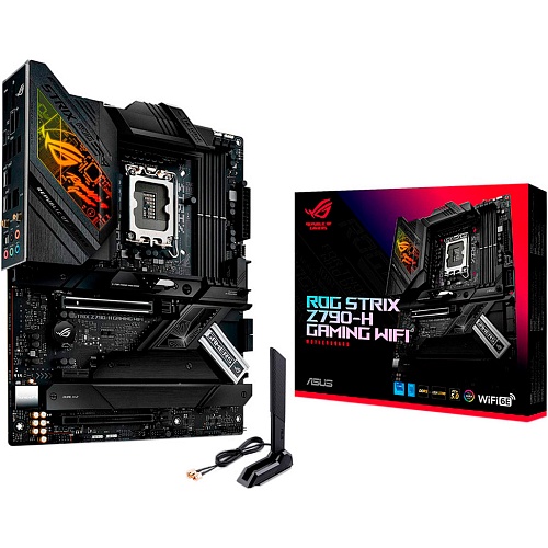 Материнська плата Asus ROG Strix Z790-H Gaming WI-FI (90MB1E10-M0EAY0) - придбати в Дніпрі, Україні: ціна, характеристики | інтернет-магазин TOUCH