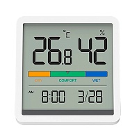 Годинник-термогігрометр Miiiw Temperature Humidity Clock (NK5253) - придбати в Дніпрі, Україні: ціна, характеристики | інтернет-магазин TOUCH